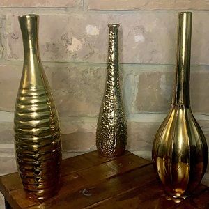 3 piece ceramic table piece set